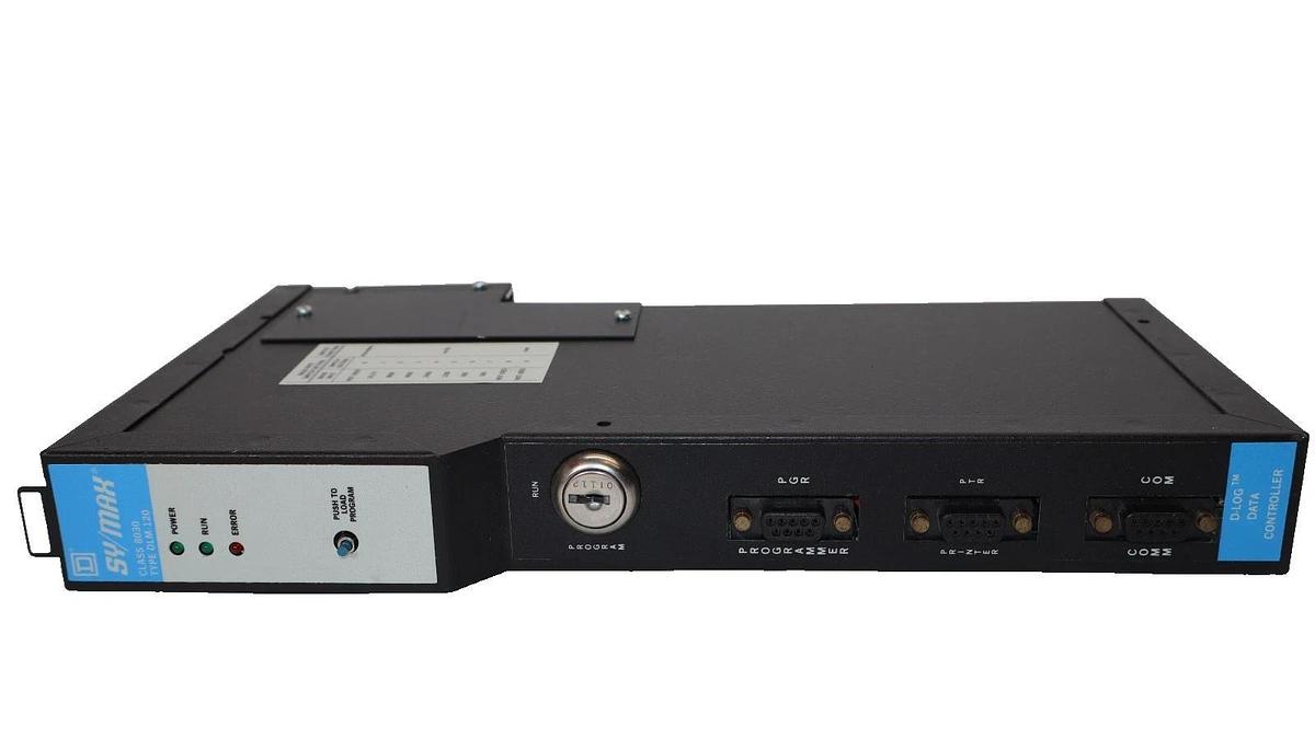 Used Square D Sy/Max Data Logger 8030 DLM120 8030DLM120 Series F with Keys