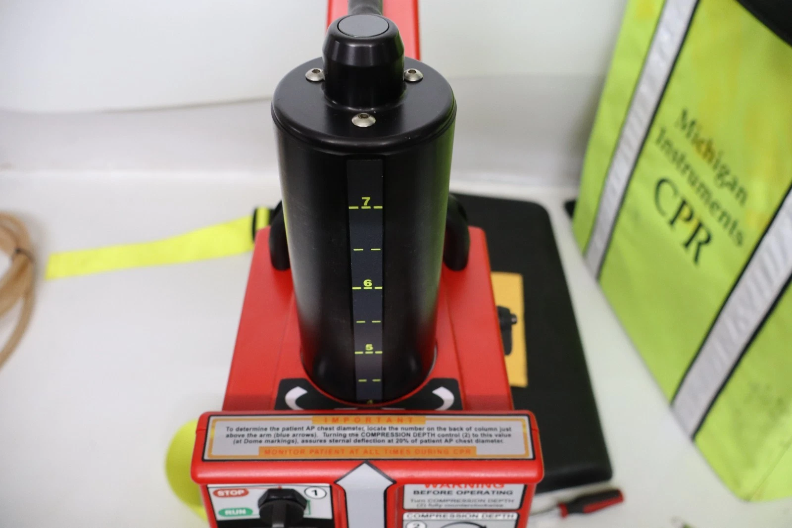 Used Michigan Instruments 1007CC The Life-STat Automated CPR Machine *Sold As Is*