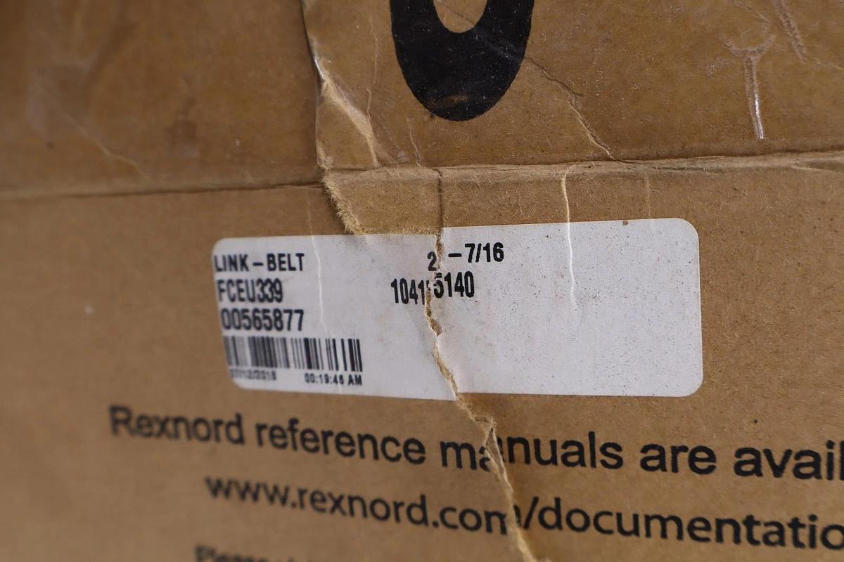 Rexnord Link-Belt Link Belt Linkbelt Flange Block Bearing FCEU339 2-7/16 (NOS)