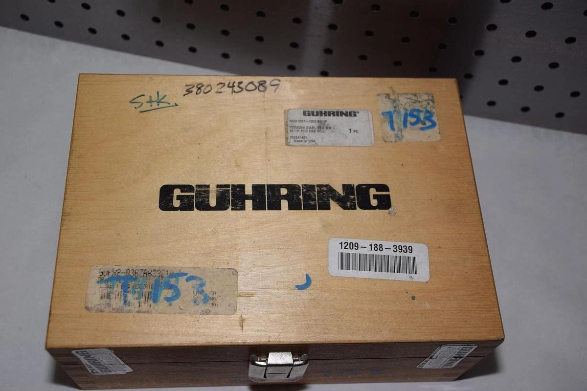 Refurbished GUHRING 37MM Retip PCD end mill 39ZA1827-1003 15506294 Lathe bit (Ref)