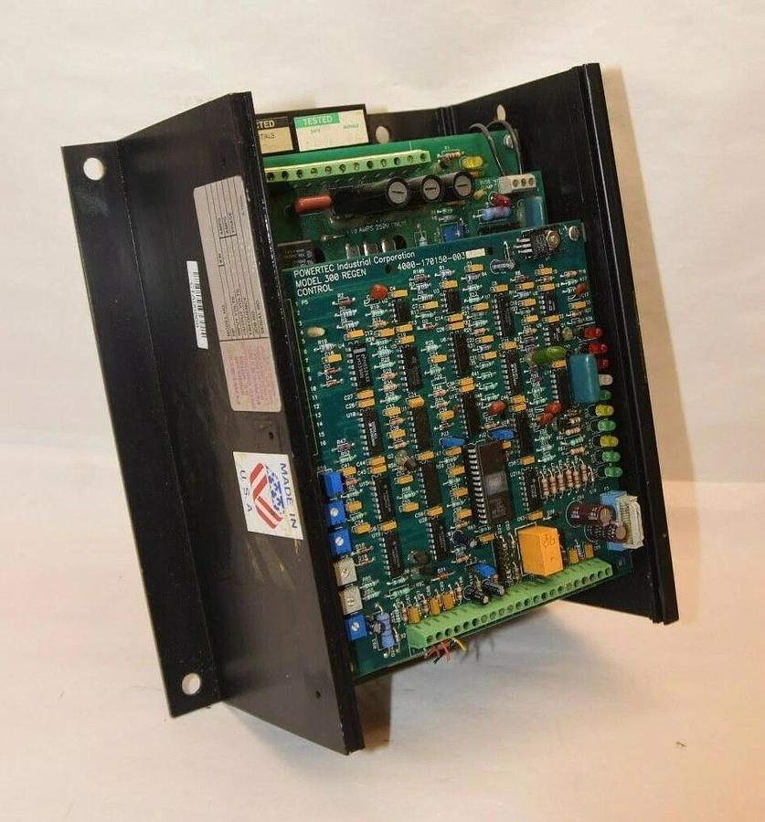 Used POWERTEC C001.3R2CH000 Brushless Speed Controller .25-1hp Ph: 1/3 115V
