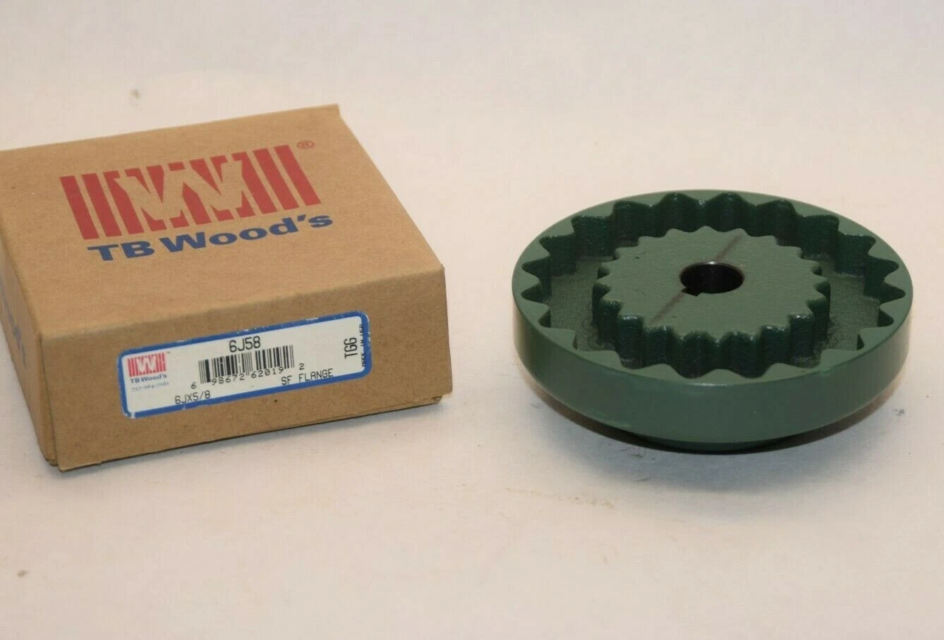 (NEW) TB WOODS 6J58 6JX5/8 5/8" Bore Sure Flex Flange