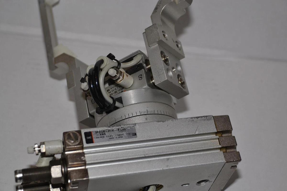 Used SMC Valve Rotary Actuator MSQB20HX-F9NL-X65 MSQB20HXF9NLX65  MHL2-100-X28