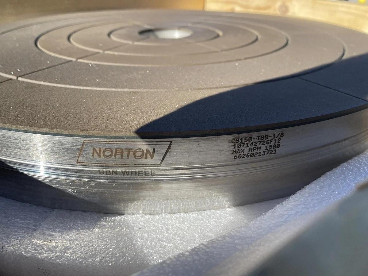 Norton Abrasives Dimond Grinding Wheel, CB150-TBB-1/8, 107142726F12, 66260213721