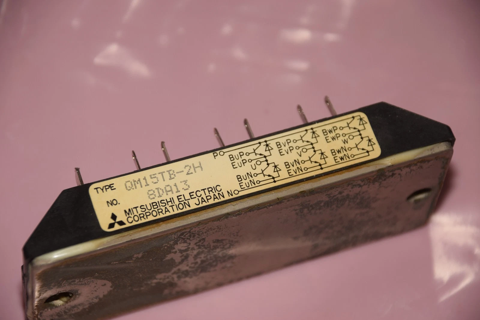 Used MITSUBISHI QM15TB-2H, IGBT POWER MODULE QM15TB2H