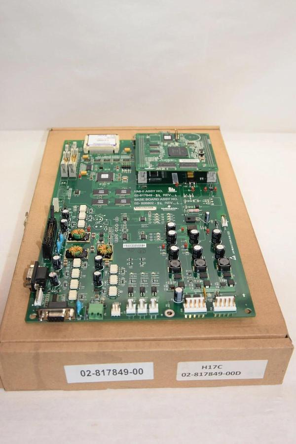 Used EMERSON / LIEBERT 02-817849-00 Rev 4 02-806802-00 Rev 4 HMI-II Assy Board