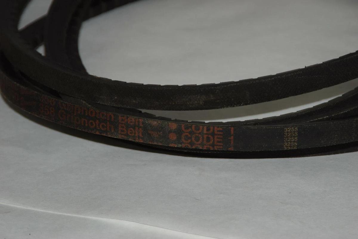 (New) Browning 5VX1900 Gripnotch Belt 358 Code 1 3255 Cogged V Belt Vbelt V-Belt
