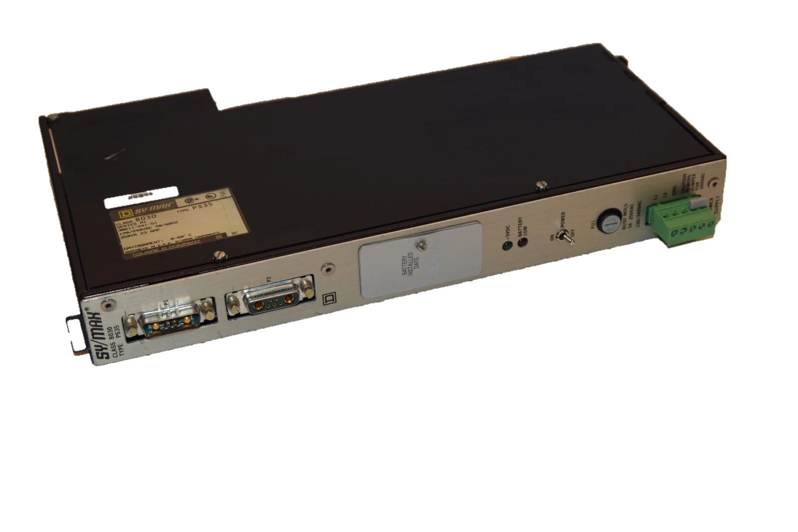Refurbished (Refurb) SQUARE D SY/MAX 8030 Type PS35 Power Supply 8030 PS 35, PS35 PS-35 A1