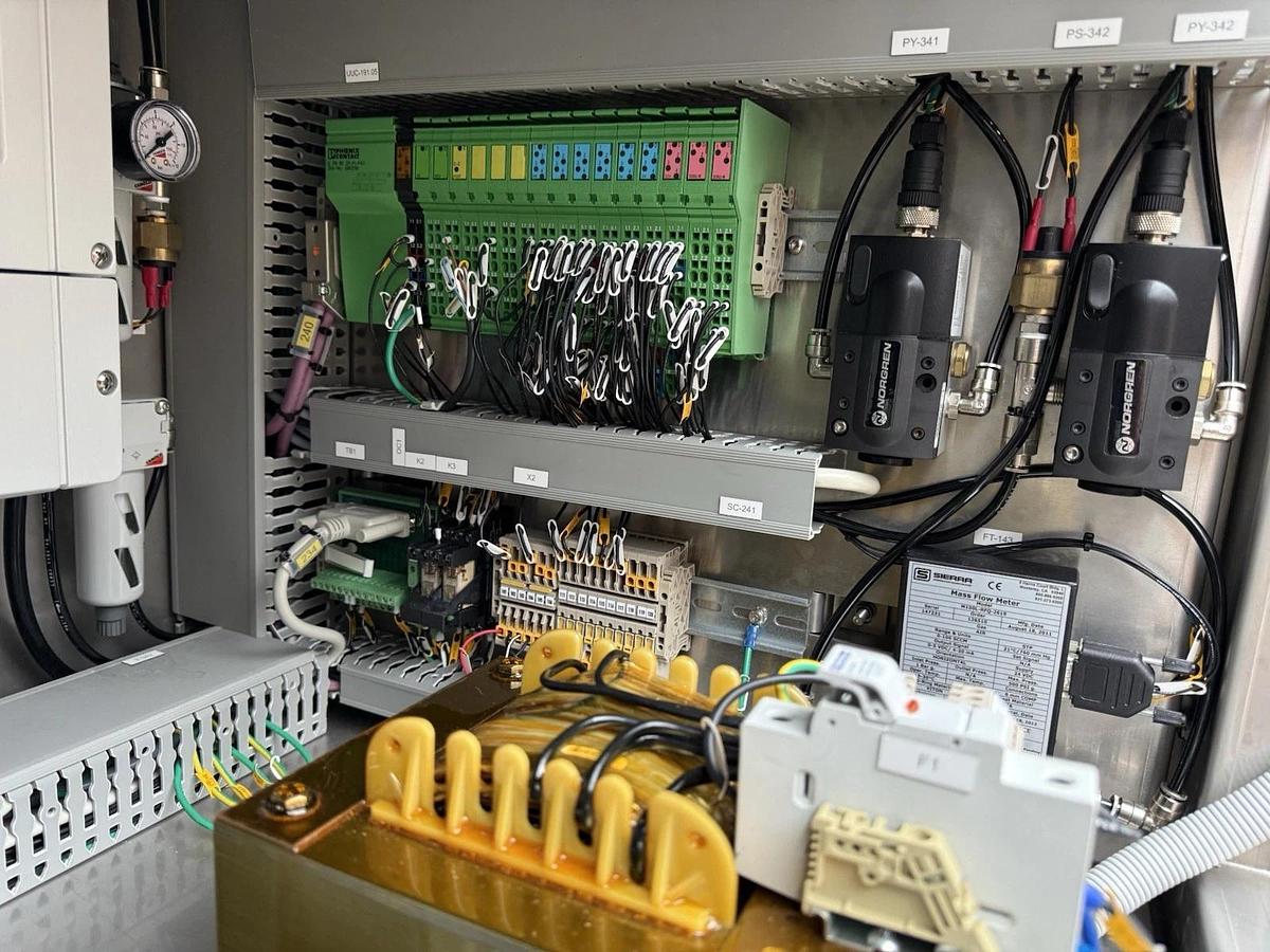 Used GE Healthcare UniFlux Cabinet 10 Tangential Flow Filtration System 2011