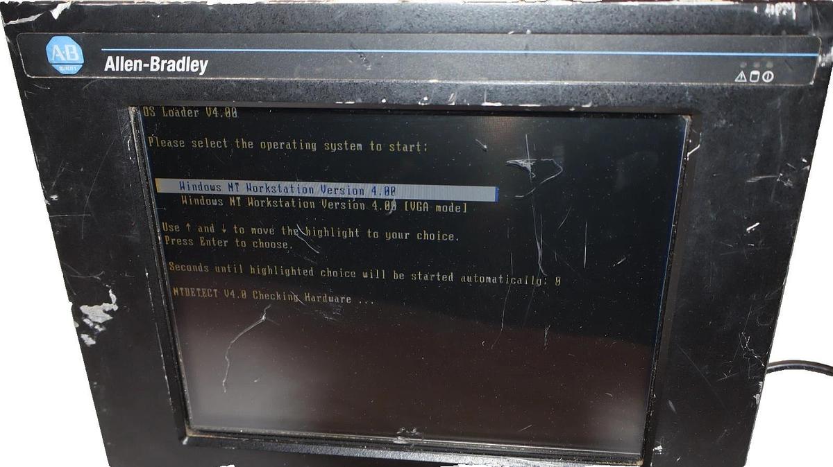 Used Allen Bradley 6181-EHBBBBZZZ Series B Industrial Computer Integrated Display