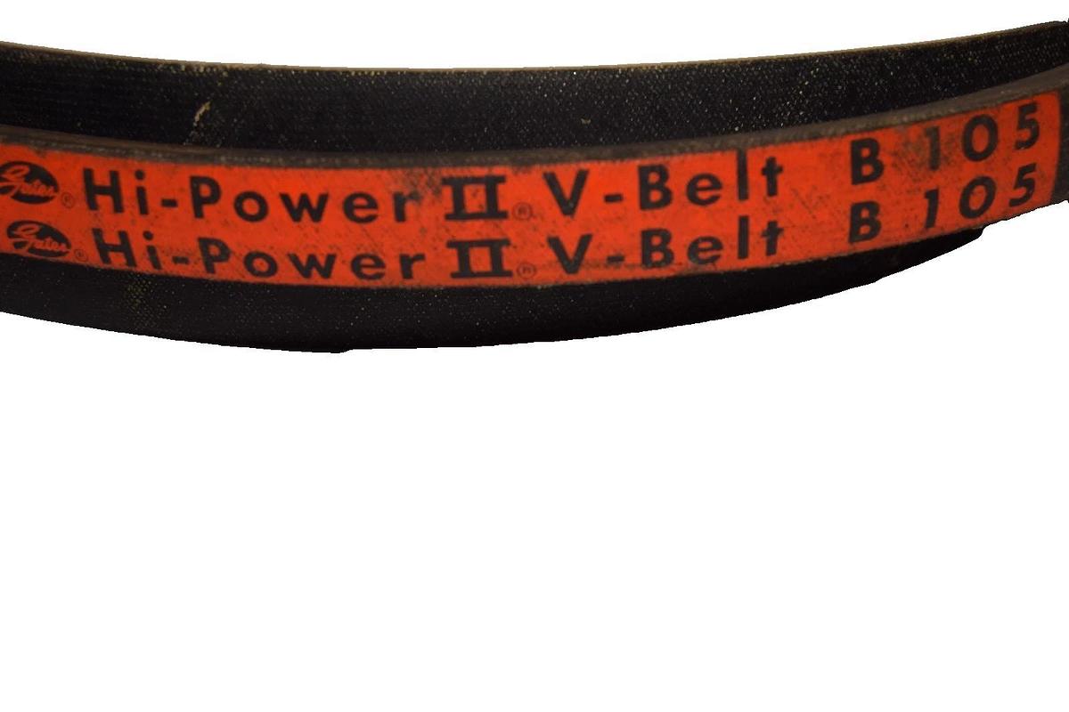 Gates V-Belt V Belt B105 B 105 B-105 Hi-Power (New)