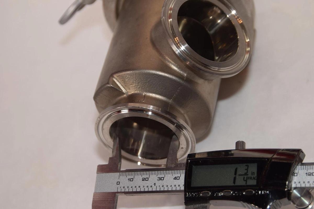 (NEW) 1-3/4" Stainless SS Sanitary Valve