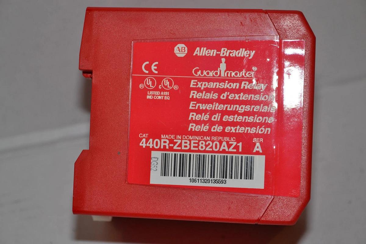 Used Allen Bradley Guardmaster 440R-ZBE820AZ1 440RZBE820AZ1 Safety Expansion Relay