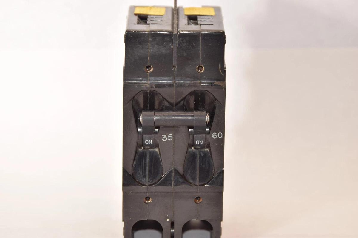 (NEW) AIRPAX 219-2-23347-2 35/60A 250V 2 Pole Circuit Breaker