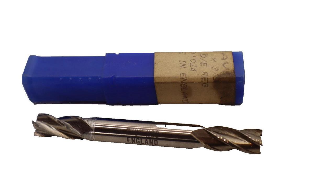 (NEW) TRAVERS 3/8" x 3/8" , 08001024 4FL D/E Reg Double End Mill