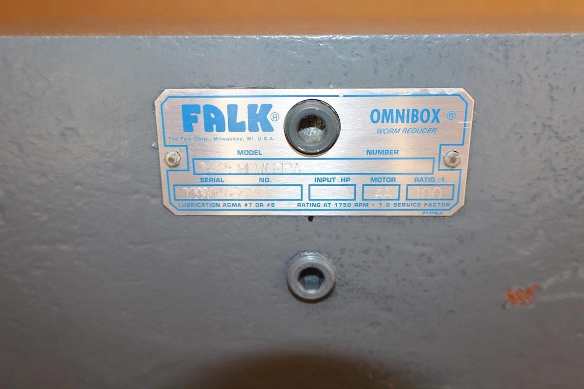 Falk Omnibox Worm Speed Reducer Gear Box 1425WLWQM2A 100:1 (New)