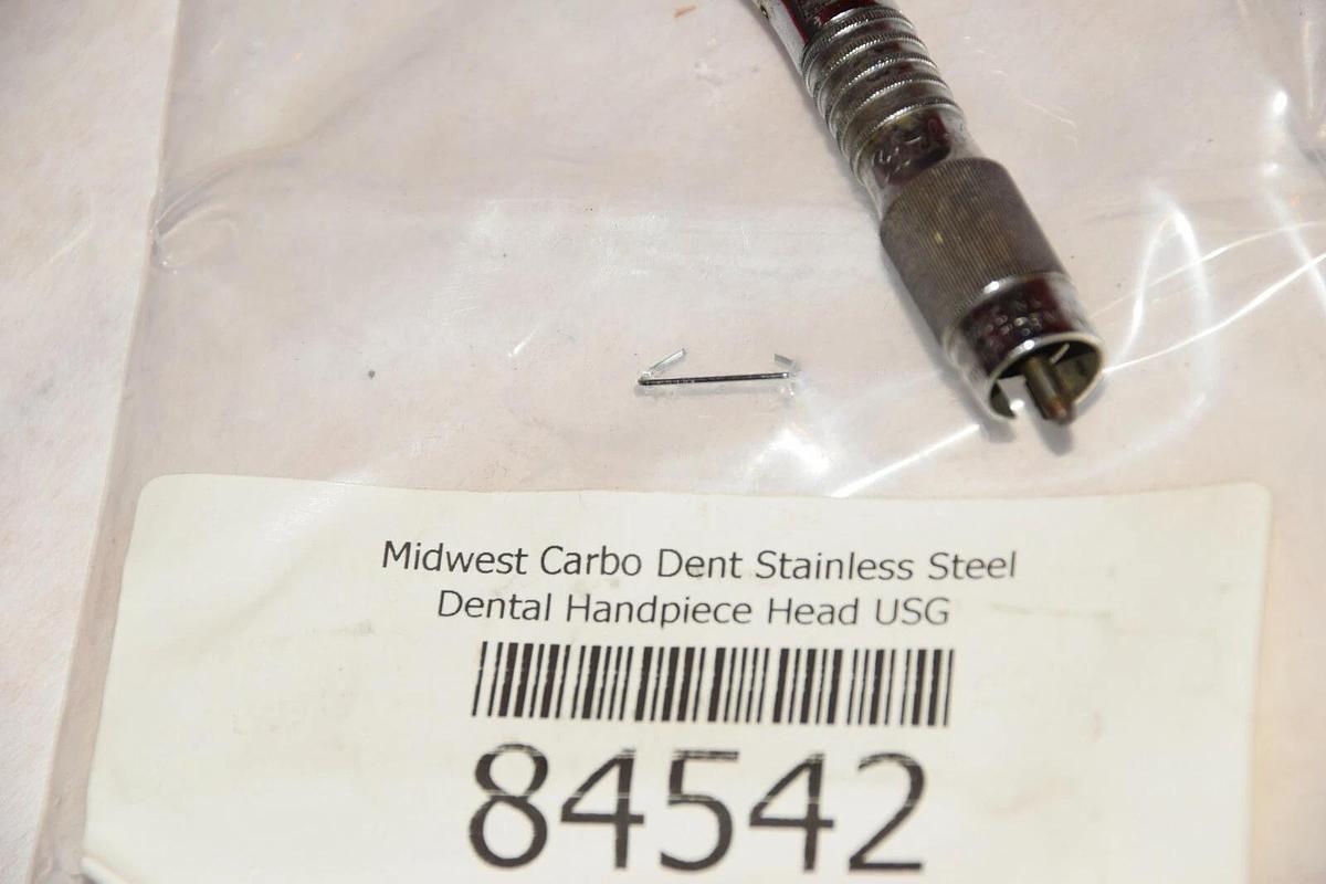 Used MIDWEST CARBO DENT 84542 STAINLESS STEEL DENTA HANDPIECE HEAD