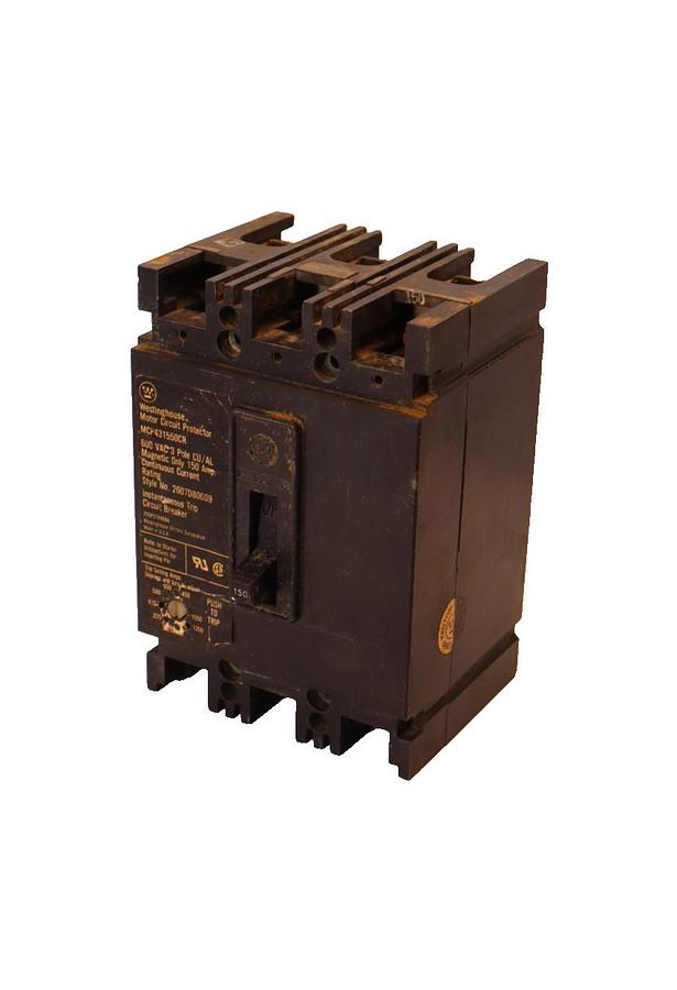 Used WESTINGHOUSE MCP431550CR 150A 600Vac 3P Motor Circuit Breaker