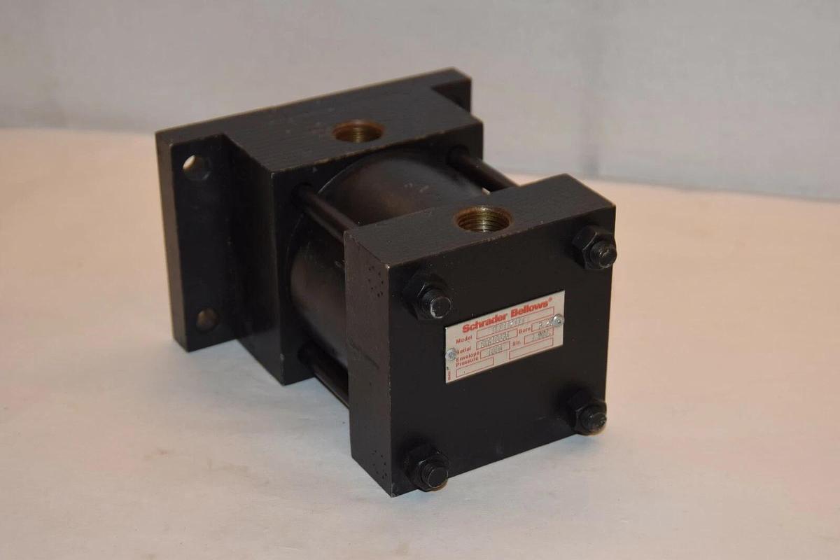 Schrader Bellows cylinder PLD112111  3.25 bor 1" stroke 1000 envelop psi