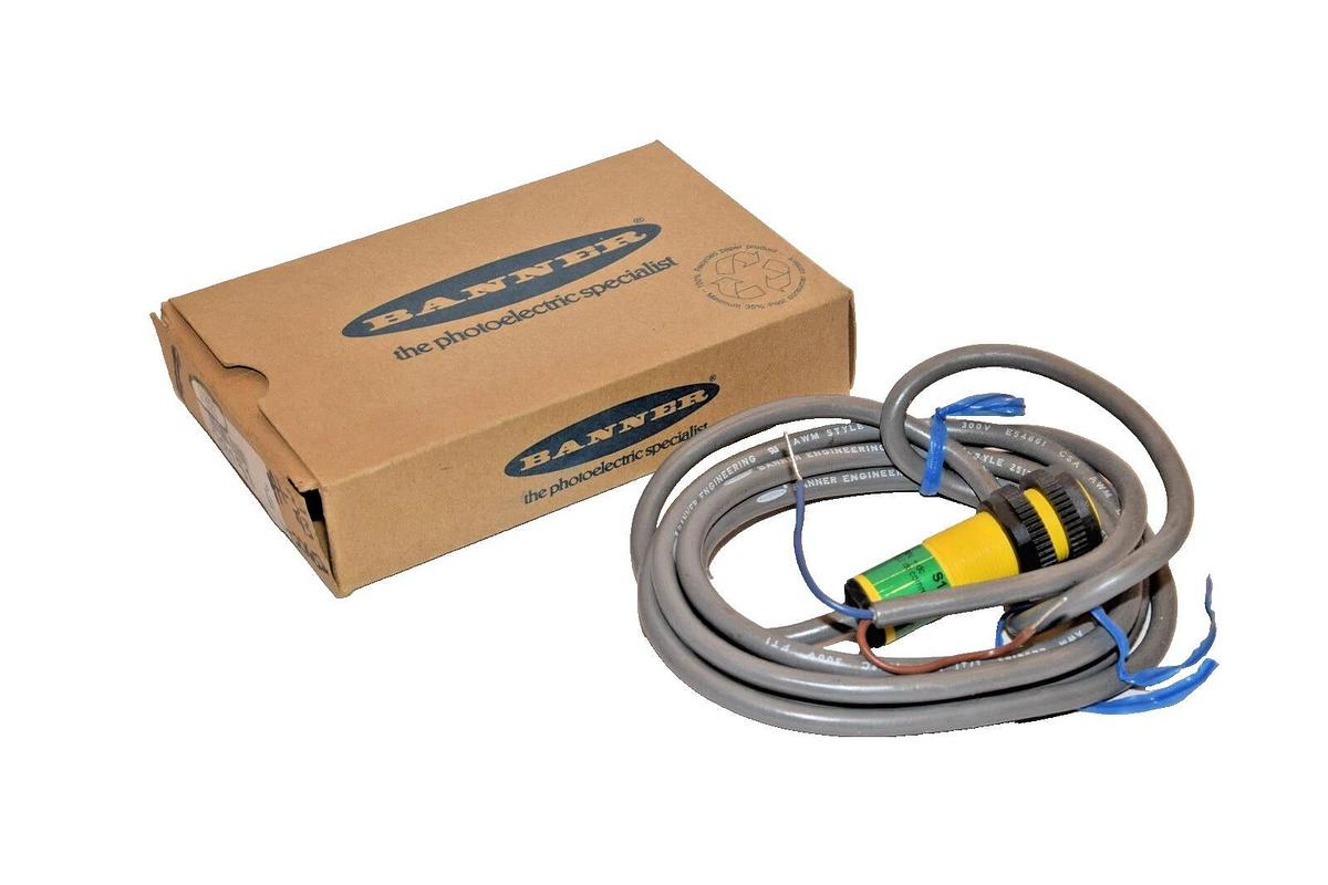 BANNER S186ES S18 10-30Vdc Sensor (NEW)