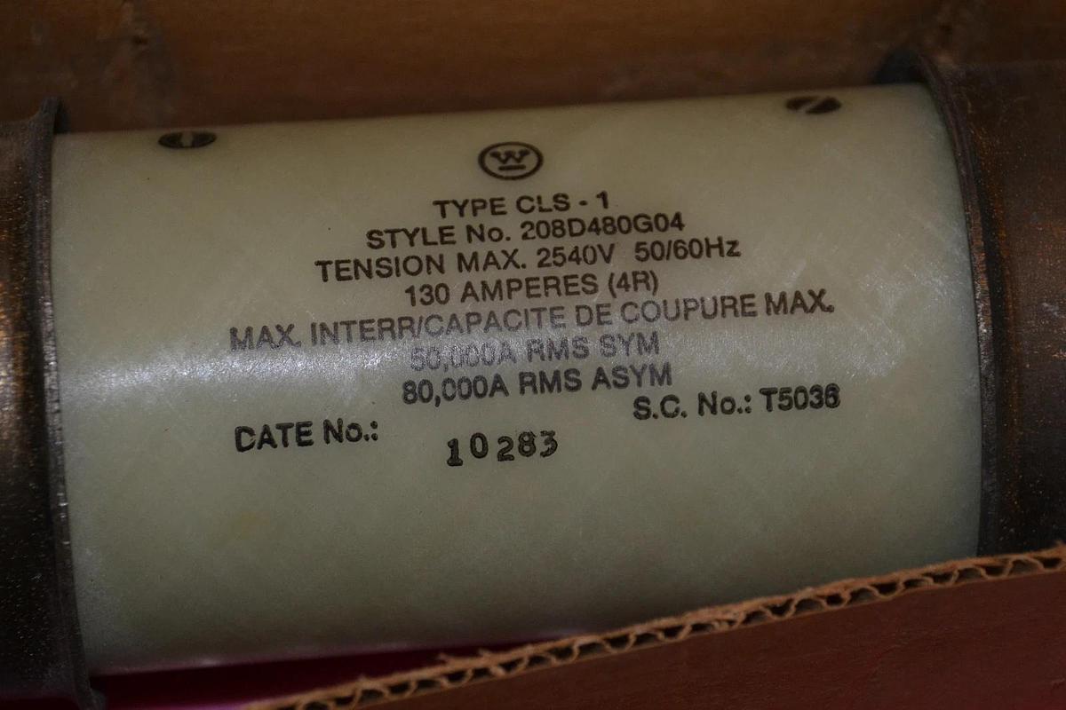 Westinghouse Fuse CLS-1 CLS1 208D480G04 130a 130 amp a 4R NEW