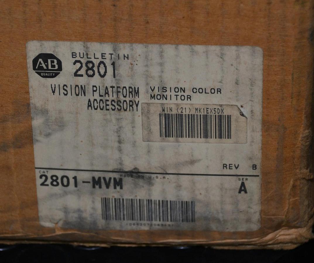 Refurbished ALLEN BRADLEY COLOR MONITOR 2801-MVM 2801 MVM 2810MVM