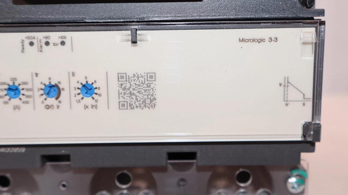 Used Square D Circuit Breaker LJF46400CU31X LJ 400 PowerPact LJ 400 Amp 3 Pole