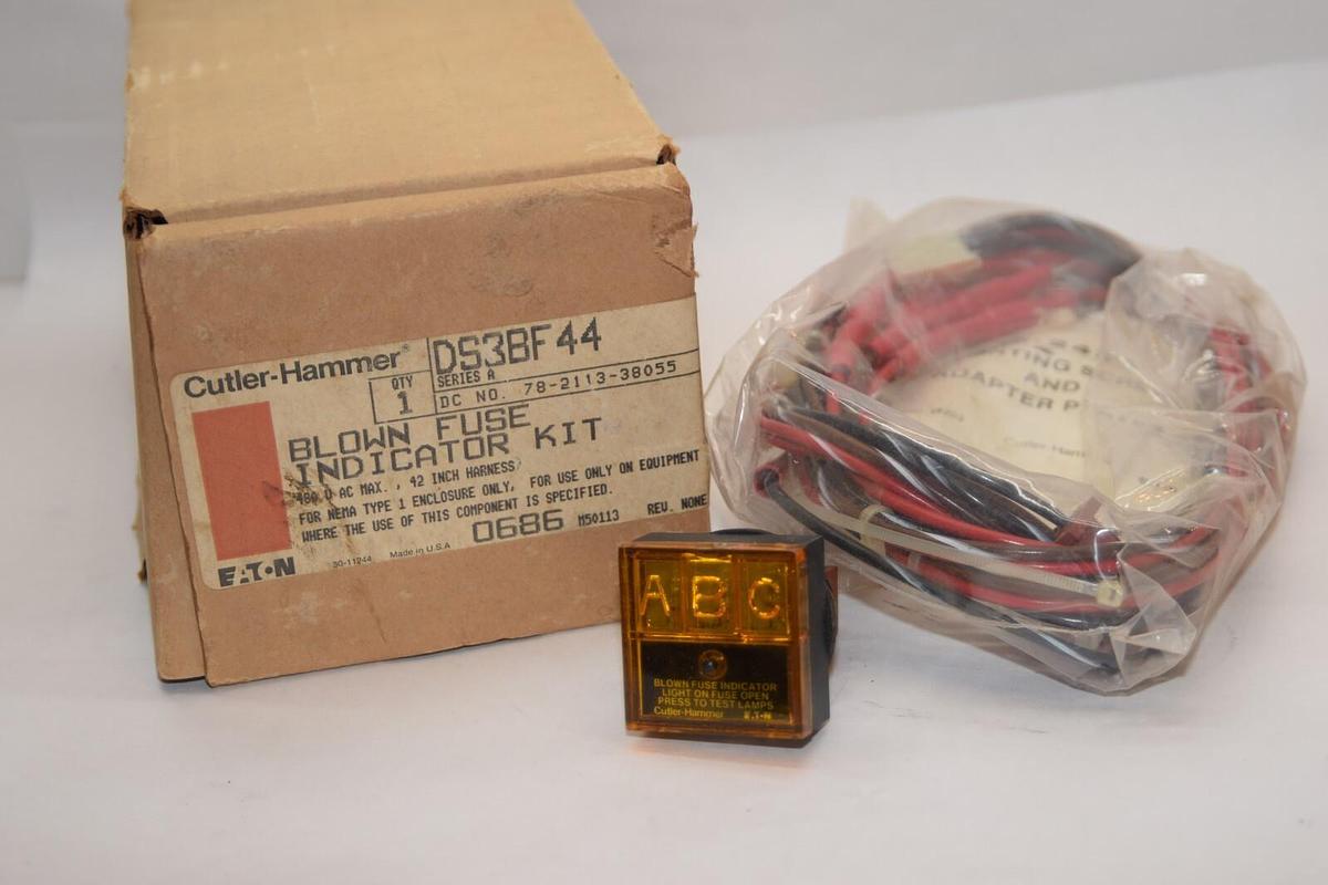 (NEW) CUTLER HAMMER DS3BF44 Series A Blown Fuse Indicator Kit