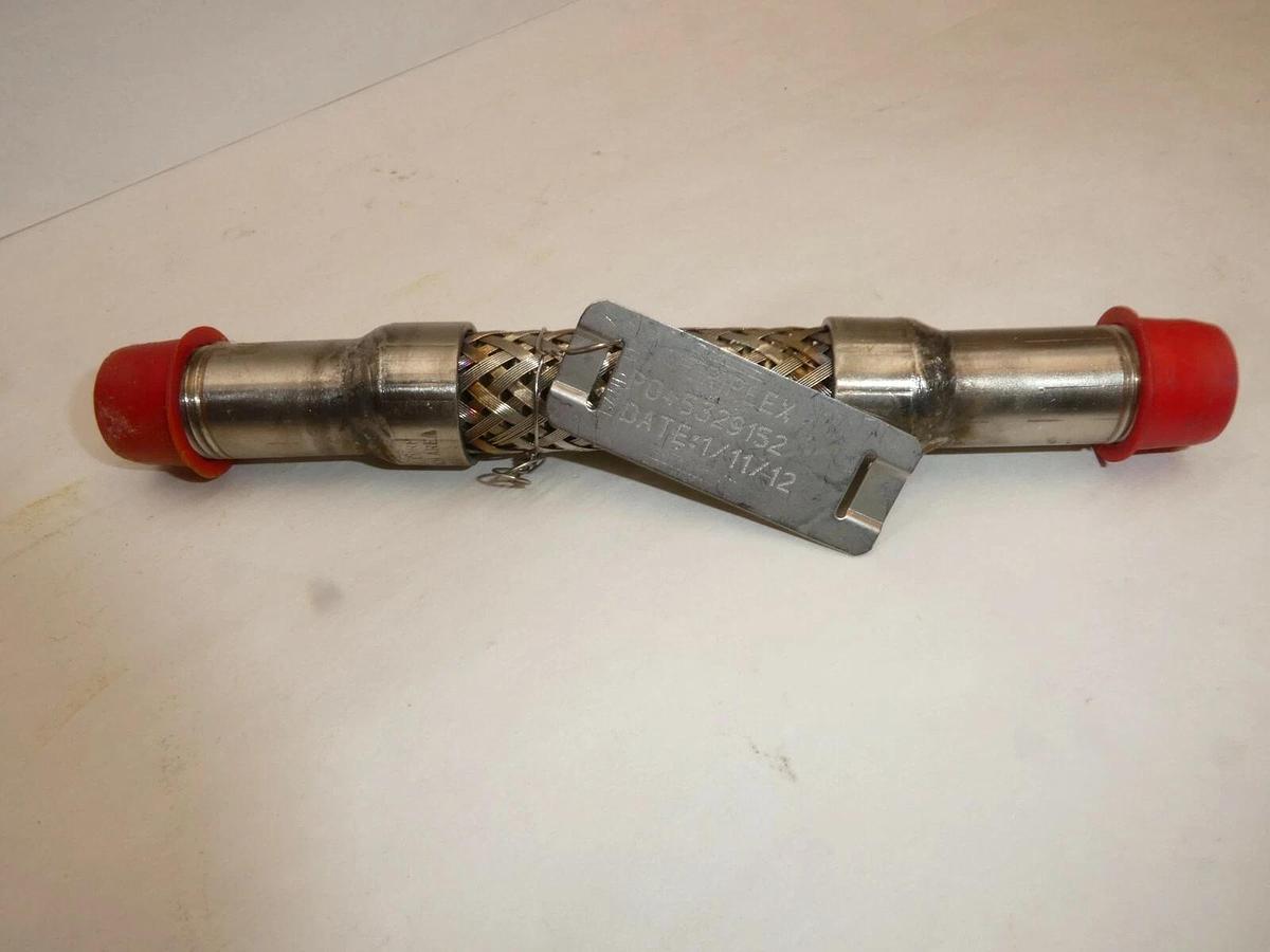 (NEW) TRIPLEX 5329152 3/8" NPT Stainless Steel S/S Flex 6" Long Hose Accessory