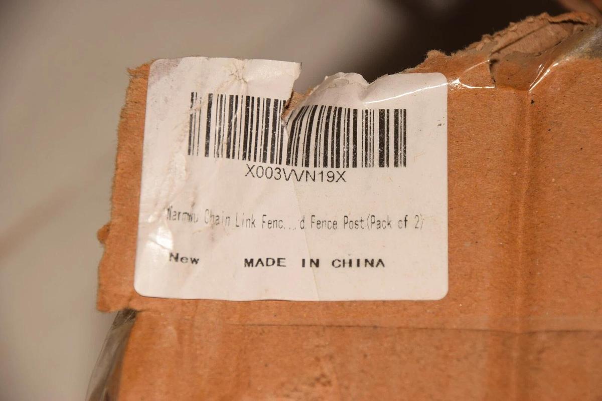 (New - Pk 2 ) WARMU 2 1/2" Floor Flange Pipe Galvanized  Chain Link Fence Post