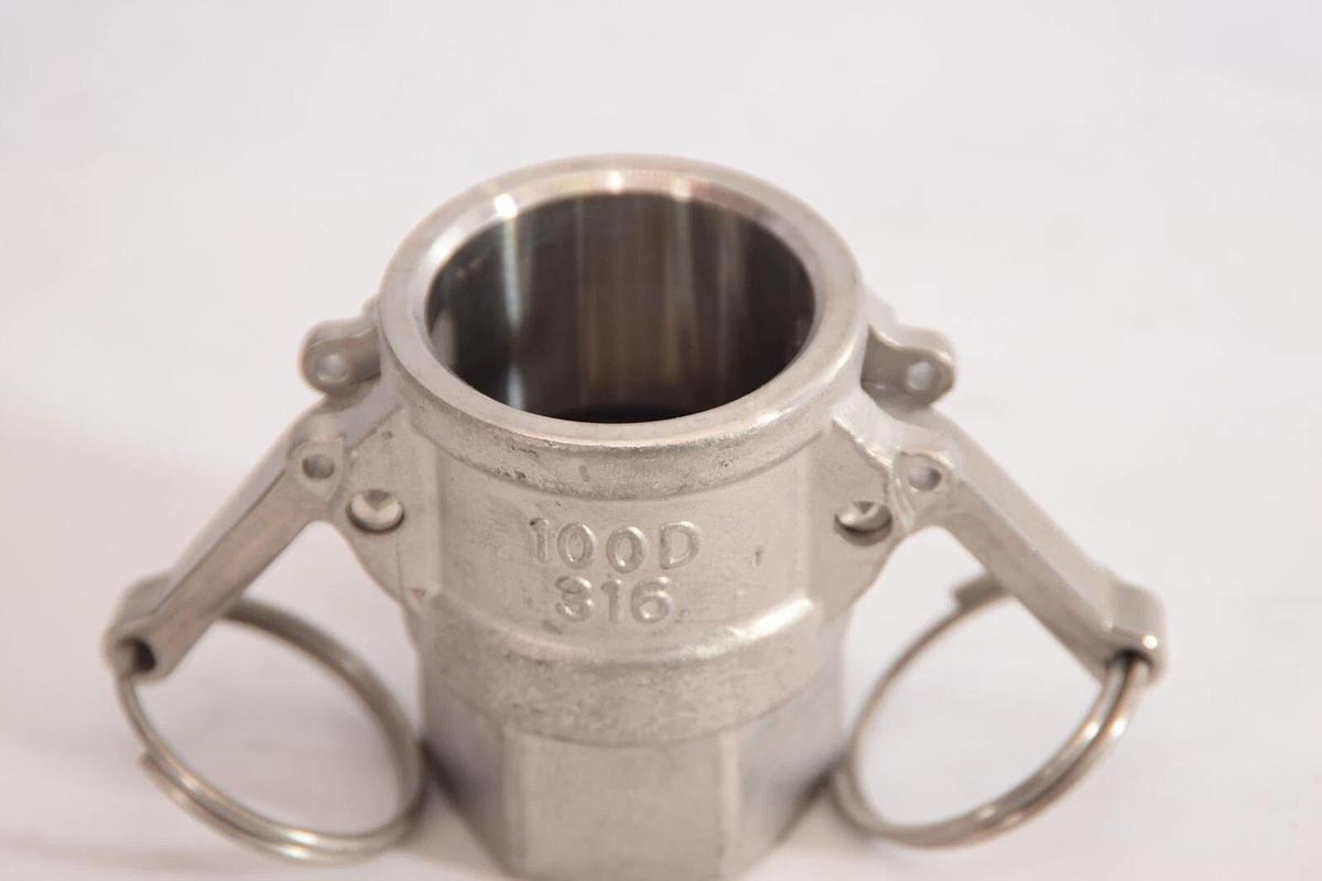 (NEW) DIXON 100D 316 Cam & Grooved 1" Stainless S/S Female Coupler