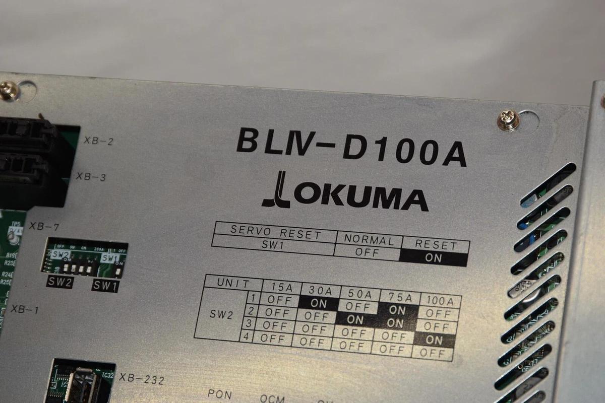 Used OKUMA BLIV-D100A B LIV-D100A BLIVD100A Servo Motor Drive Amplifier