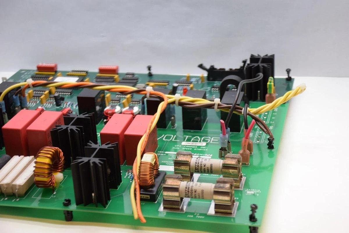 Used CPI CANADA INC. 72887703 Rev M , 728875 Rev L Dual Speed Starter Card Board