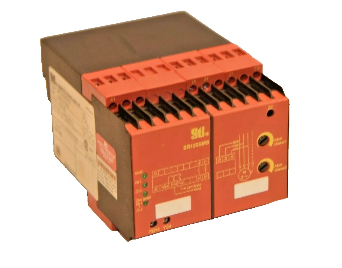 Used STI OMRON Safety Relay SR125SMS00 24Vdc