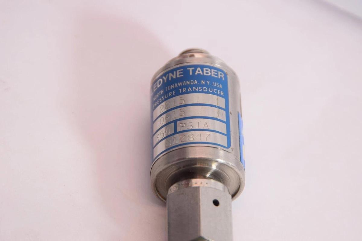 (NEW) TELEDYNE TABER 2215 P-12249 0-15 Range 350Ω Strain Pressure Module Sensor
