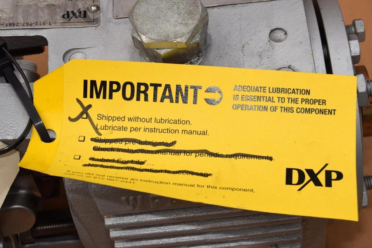 PumpWorks Industrial DXP Pump GRP1 1x1.5x8 GRP1-1x1.5x8 316SS (Refurbed)