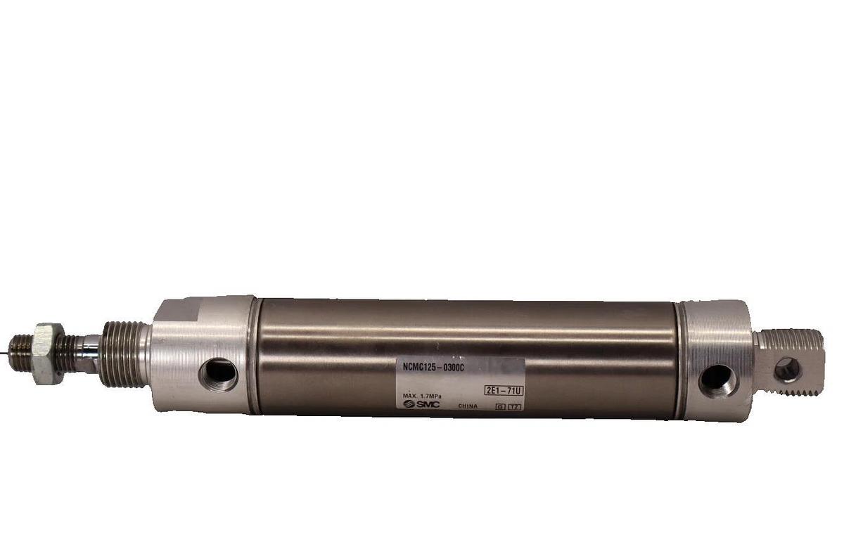 (NEW) SMC NCMC125-0300C , NCMC1250300C 1.7MPa Pneumatic Cylinder
