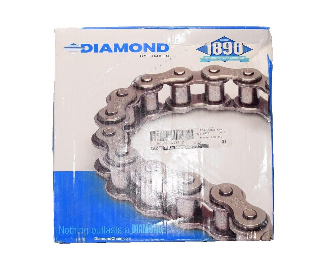 Diamond by Timken 10' Roller Chain X-3233-010 DMD-60-1C-10FT (NEW)