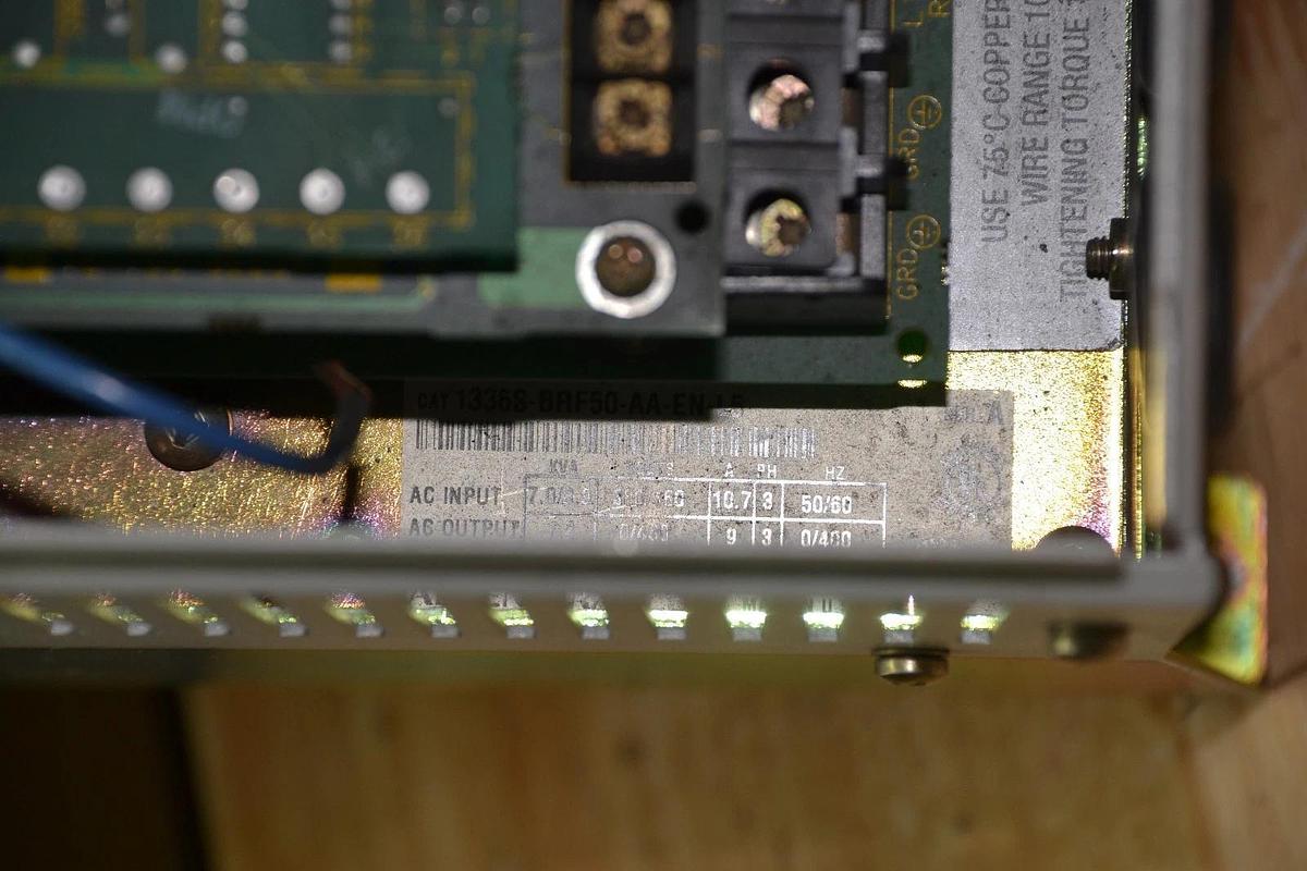 Used ALLEN BRADLEY 1336S-BRF50-AA-EN-L5 380/460V 10.7A 3PH 50/60Hz 1336 PLUS DRIVE