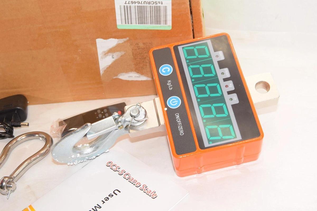 OCS-S 1000KG High precision Aluminum Digital Crane Scale LED Display NEW