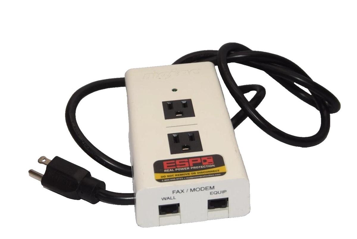 Used ESP CJ-X2 , CJX2 120V 60Hz 15A 1800W Transient Voltage Surge Suppressor