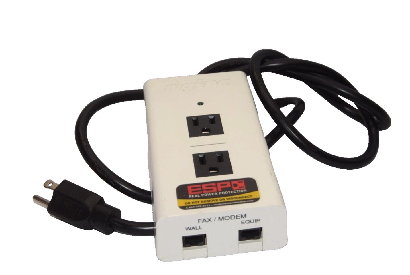 Used ESP CJ-X2 , CJX2 120V 60Hz 15A 1800W Transient Voltage Surge Suppressor