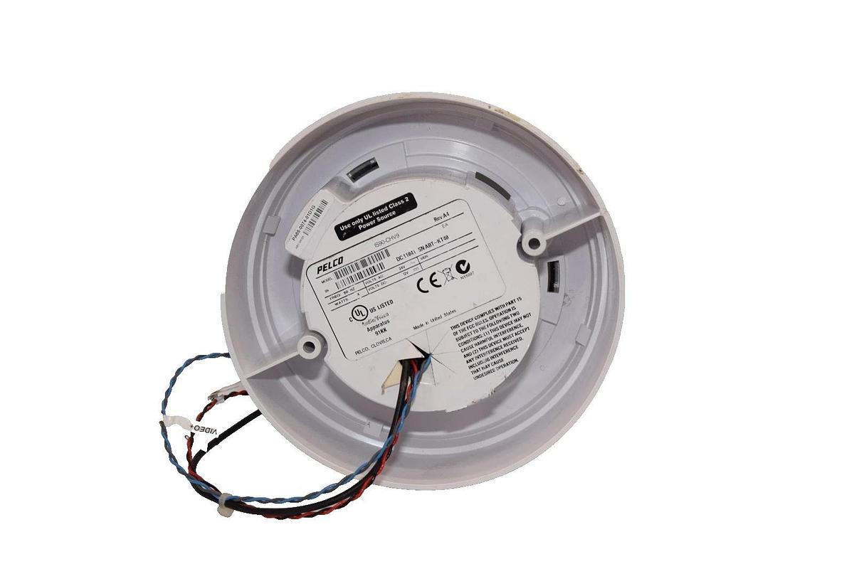 Used Pelco Dome Security Camera IS90-CHV9 1S90CHV9 3.0-9.5mm  , White