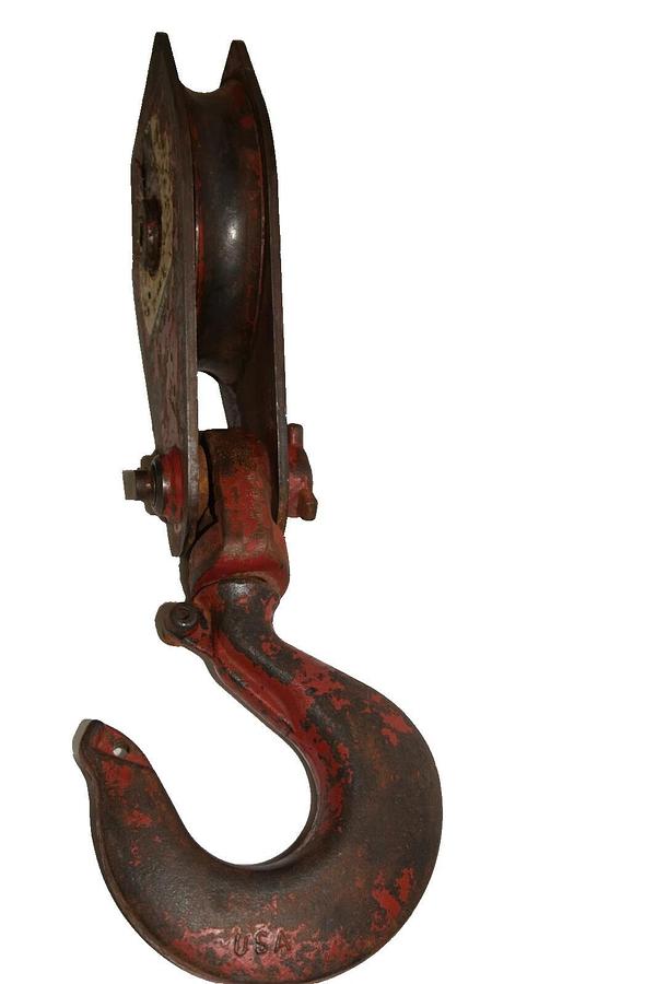 Used Crosby McKISSICK 8 Ton 12" Swivel Snatch Block 1" tackle 8 M Tons 8Ton 8T 702243