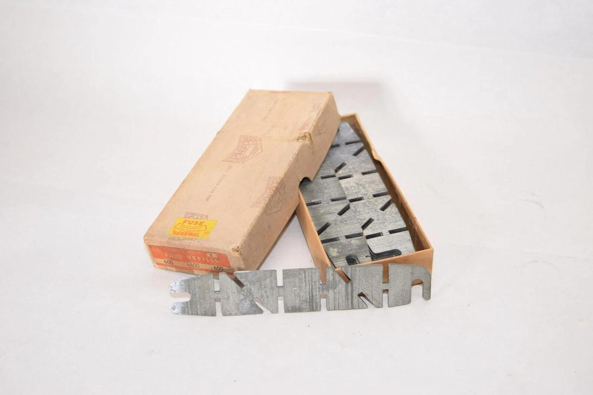 (NEW - Box of 20) PIERCE 6600 600Amp 600V Fuse Renewal Refill