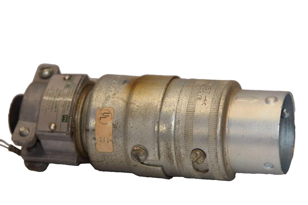 Used RUSSELL & STOLL SKP 4G SKP4G SKP-4G Ever-Lok Plug 20A 20 Amp 600v 250v