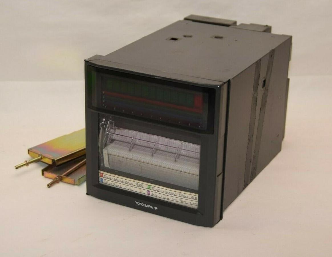 Used JOHNSON YOKOGAWA 436003 100-240Vac 50/60Hz Data Chart Recorder
