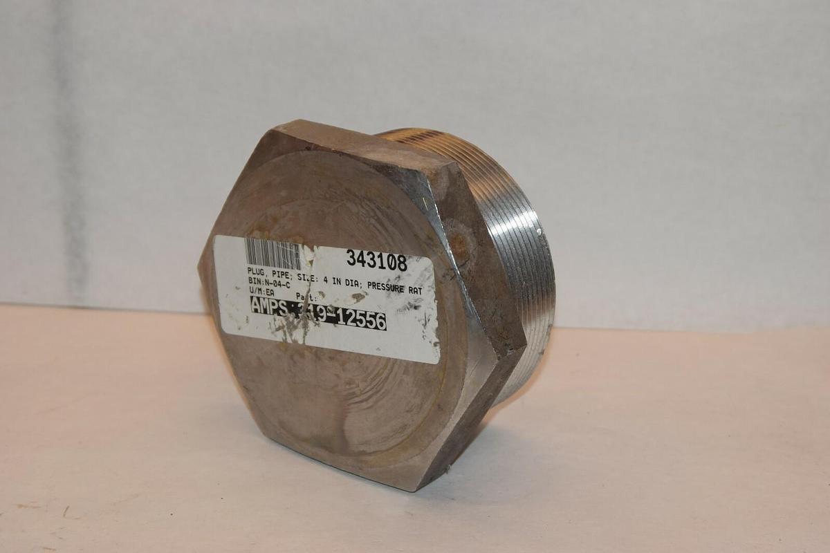 NEW ASP 319-12556 4" STAINLESS STEEL PIPE PLUG