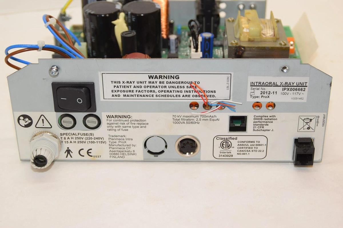 Used PLANMECA ProX Intraoral X-Ray Unit Generator Controlboard 113-10-17E 2012-11