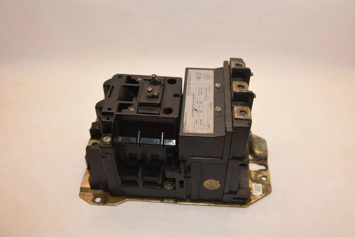 Used ALLEN BRADLEY Contactor 500F-D0D930 500F-DOD930 Ser A Size Sz 3 90Amp 120V Coil